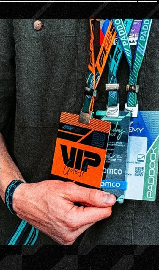 VIP paddock passes